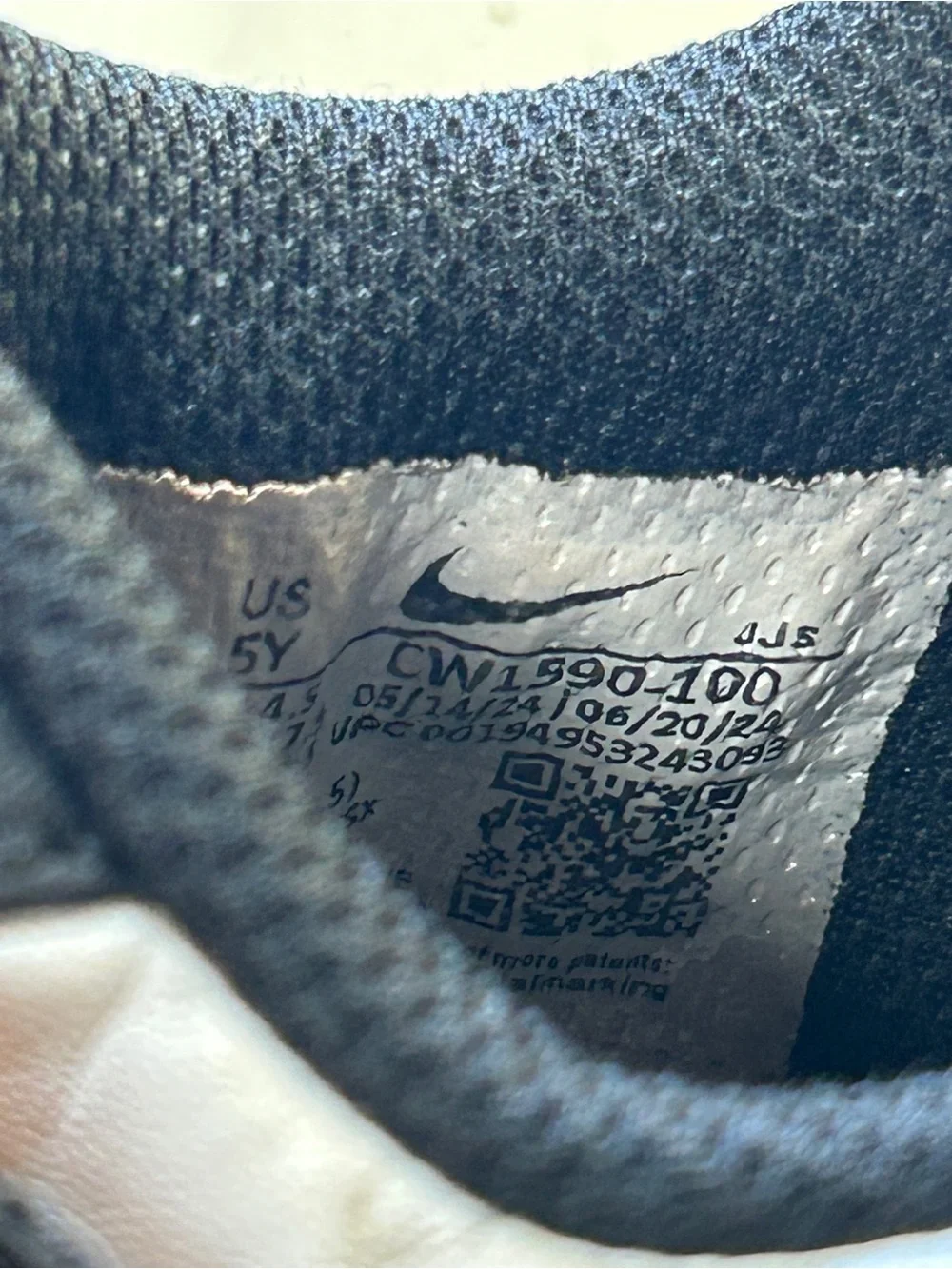 Nike Black and White Low-Top Sneakers